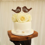 Chocolate cupcakes for a country wedding {Gympie/Sexton Wedding cake}