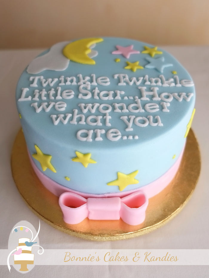Bec & Sam's gluten free baby shower cake | Bonnie's Cakes & Kandies