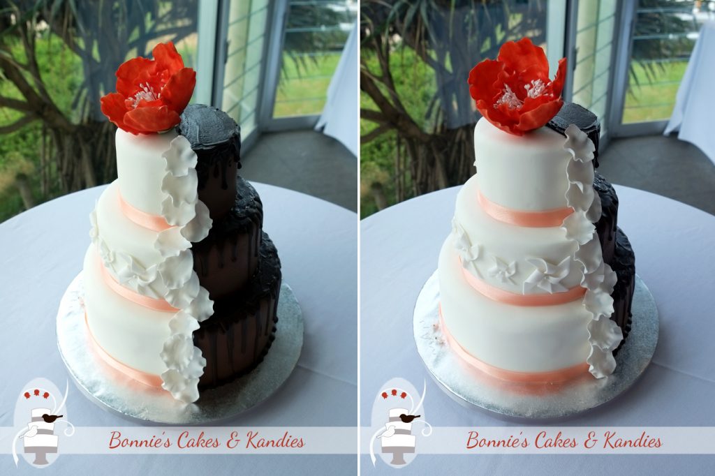Rainbow Beach wedding cakes