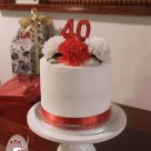 Fortieth wedding anniversary cake gluten free dairy free cake
